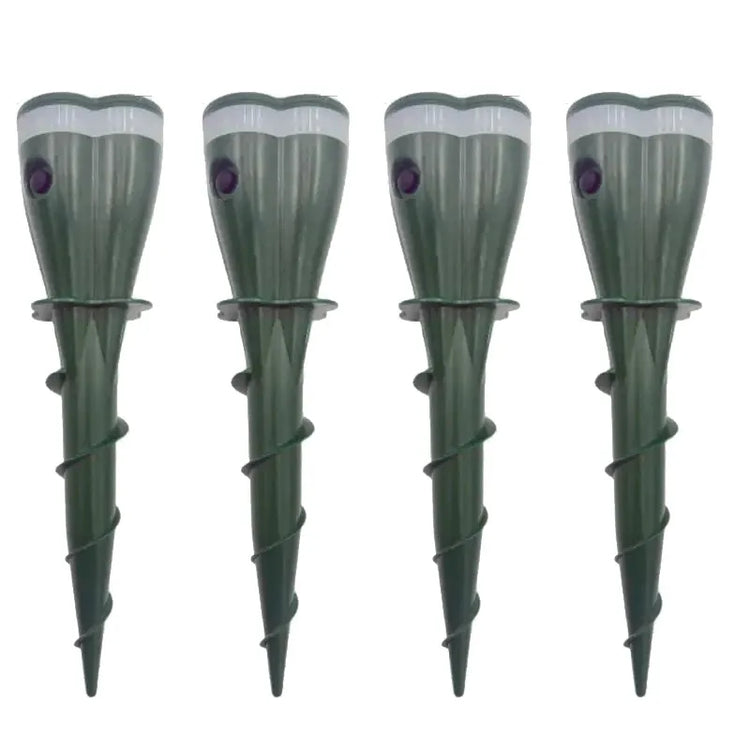 For Lawns Gopher Screw Repeller Solar Powered Outdoor Groundhog Deterrent Vibration Stakes