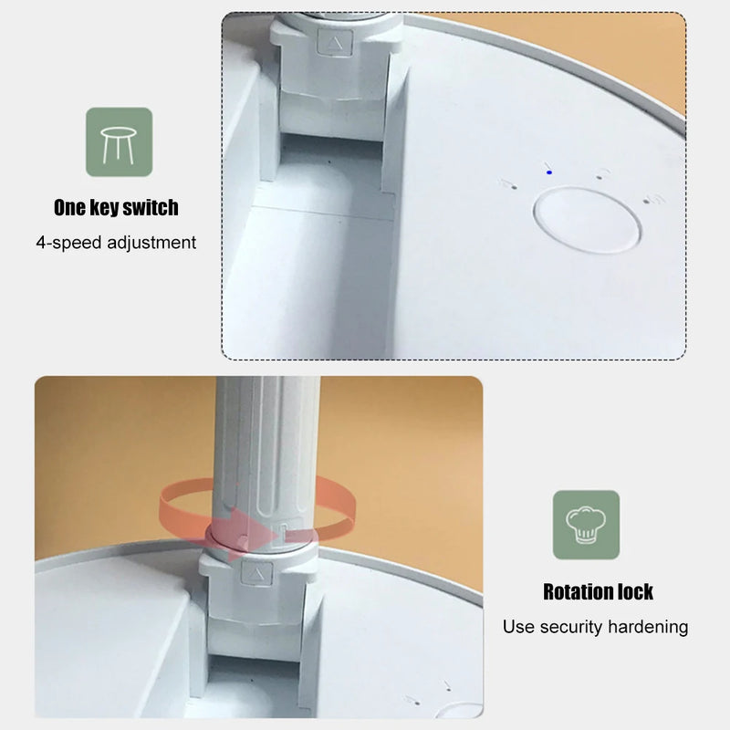 USB Rechargeable Folding Telescopic Floor Fan Mini Summer Mute Silent Desktop Table Fan Ventilador for Office Bedroom Cooler