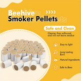 108 Packs Bee Smoker Pellets - Natural Bee Hive Smoker Fuel, Simple And Convenient, Soft Smoke, Pleasant Smell, Easy To Light, Beekeeping Supplies, Suitable For Beekeeping
