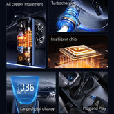 Portable Car Tire Inflator Air Pump for Car Tires Air Compressor Rechargeable Air Pump Tire Air Compressor Bikes Tire Pump