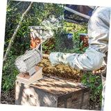 Bee Smokers For Beekeeping With Heat Shield Stainless Steel Bee Hive Smoker Keep Your Bees Calm And Safe (M)