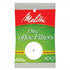 628354 Disc Coffee Filters, Paper White, 3.5", 100-Pack, Each
