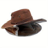 Beekeeper Protective Hat with Detachable Mesh Veil - Breathable Nylon Net Yarn & Jean Fabric, Wide Brim Sun Protection, Reinforced Stitching - Lightweight Beekeeping Safety Gear for Outdoor Polling, Insect Protection, Veelike