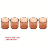 500pcs Durable Plastic Queen Rearing Cell Cups for Beekeeping, Brown Honey Bee Hive Frames Accessories