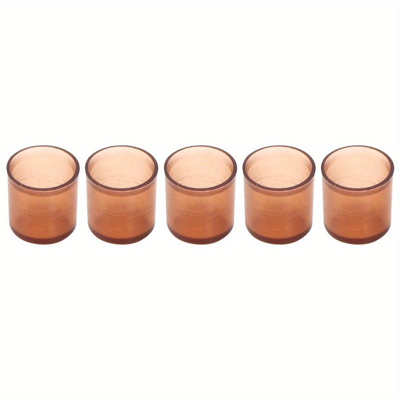 500pcs Durable Plastic Queen Rearing Cell Cups for Beekeeping, Brown Honey Bee Hive Frames Accessories