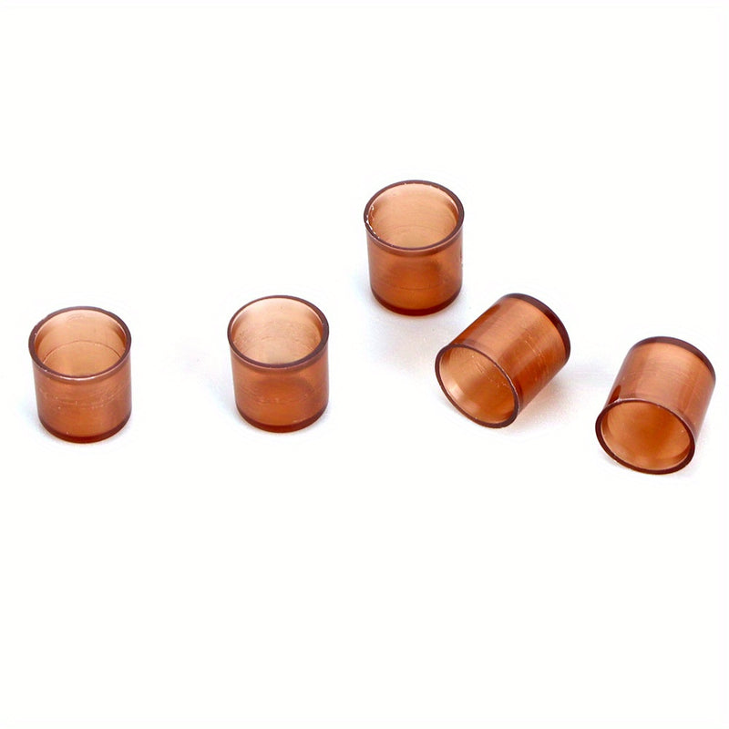 500pcs Durable Plastic Queen Rearing Cell Cups for Beekeeping, Brown Honey Bee Hive Frames Accessories