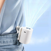 Portable Car Clip Fan 360° Rotatable 100 Speed Wind 12V USB Rechargeable Electric Fan Low Noise Mini Fan Clamp Anywhere