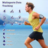 Smart Ring Health Tracker, Sleep Tracker Ring with Heart Rate, Waterproof Fitness Ring for Activity Monitoring/Steps/Distance/Calories,Air Gestures,Up to 7-Day Battery,For Ios Android (Light Gold,