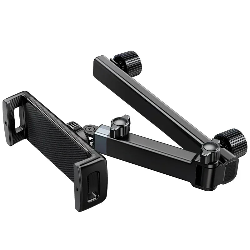 Tablet Holder Mount for Car Headrest Back Seat 360 Rotate Phone Stand Long Arm Adjustable with 2 Hook Fit for 4.7-12 Device