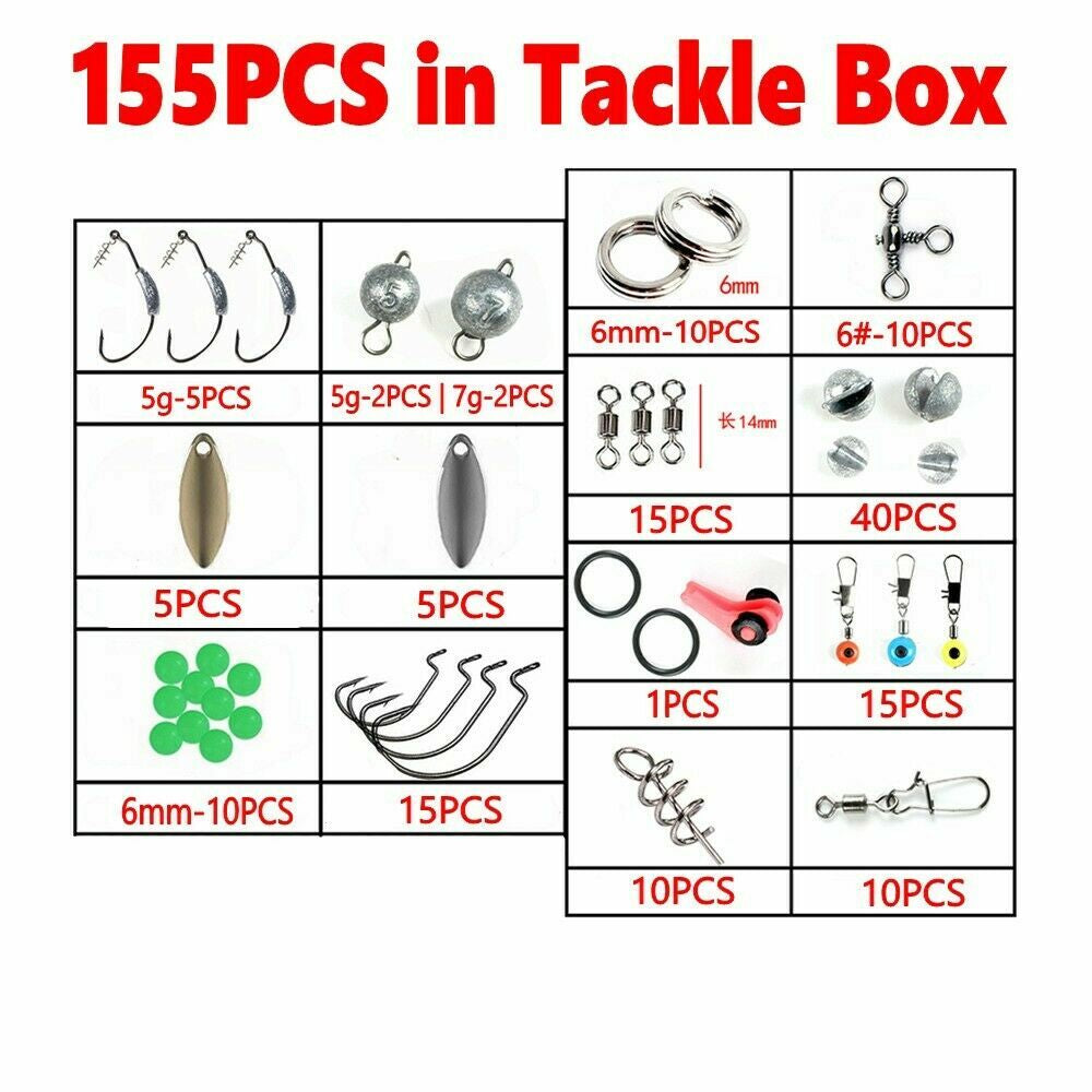 Telescopic Fishing Rod Sea Saltwater Spinning Pole Reel Combo 100M Line Full Kit