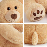 Teddy Bear Stuffed Animal, 10 Inch Brown Teddy Bear Plush Toy, Soft Plush Gifts for Kids Baby Toddlers on Baby Shower, Easter Decorations