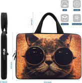 11 11.6 12 12.1 12.5 Inch Laptop Carrying Bag Chromebook Case Notebook Ultrabook Bag Tablet Travel Cover Neoprene Sleeve for Apple Macbook Air Samsung Google Acer HP DELL Lenovo Asus Cat