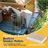 108 Packs Bee Smoker Pellets - Natural Bee Hive Smoker Fuel, Simple And Convenient, Soft Smoke, Pleasant Smell, Easy To Light, Beekeeping Supplies, Suitable For Beekeeping