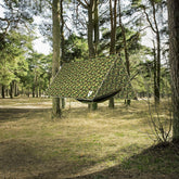 Rain Fly 10X10 Lightweight Survival Camping Tarp; 100% Waterproof; Makes a Great Backpacking Tarp or Hammock Shelter; Comes in Multiple Colors, Survival Bracelet Included; Camo