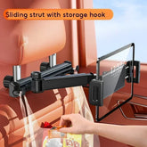 Tablet Holder Mount for Car Headrest Back Seat 360 Rotate Phone Stand Long Arm Adjustable with 2 Hook Fit for 4.7-12 Device