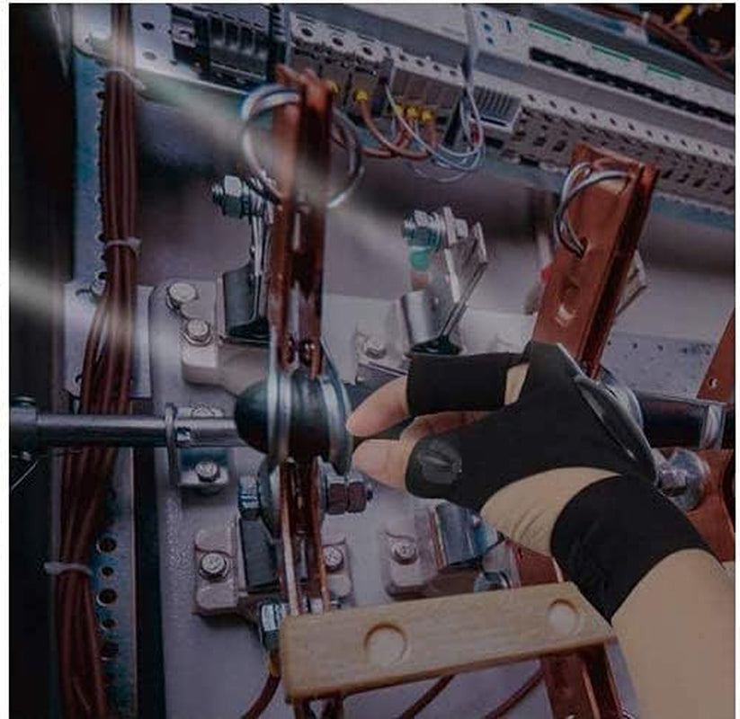 2Pcs Hands Free Flashlights, LED Flashligt Gloves, Husband Gifts, Fishing Gifts for Menfather&