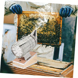 Bee Smokers For Beekeeping With Heat Shield Stainless Steel Bee Hive Smoker Keep Your Bees Calm And Safe (M)