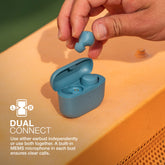 Go Air Pop Bluetooth Earbuds, True Wireless with Charging Case