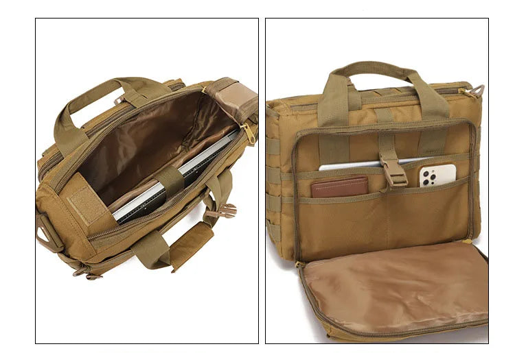 Portable Tactical Messenger Bag Big Capacity Outdoor Laptop Bags Shoulder Bag Camping Hiking Bandbag