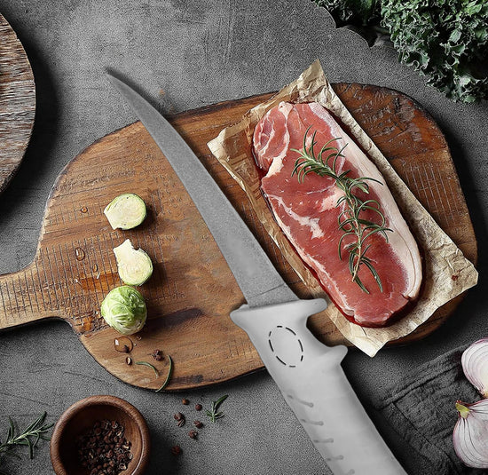 Professional 7 Inch Stainless Steel Non-Slip Handles Razor Sharp Japanese Boning Fish Filleting Fillet Knife