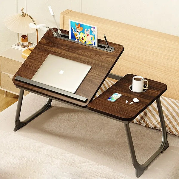 Bed Desk, Adjustable Computer Desk, Foldable Laptop, Bedside Table, Children's Dormitory, Bedroom, Study Desk For Lazy People