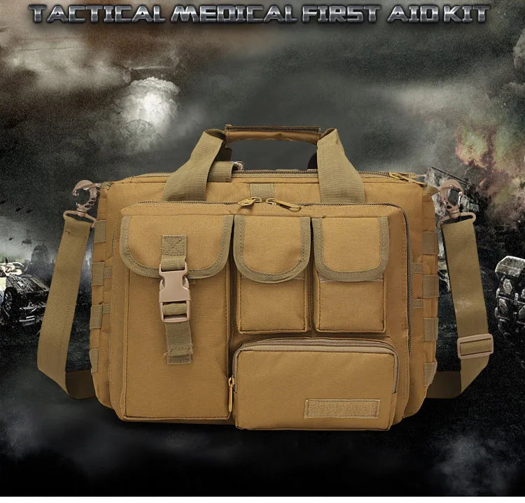 Portable Tactical Messenger Bag Big Capacity Outdoor Laptop Bags Shoulder Bag Camping Hiking Bandbag
