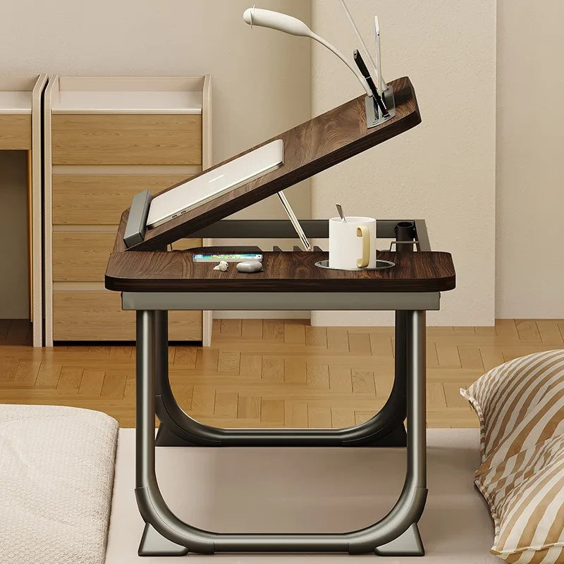 Bed Desk, Adjustable Computer Desk, Foldable Laptop, Bedside Table, Children's Dormitory, Bedroom, Study Desk For Lazy People