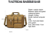 Portable Tactical Messenger Bag Big Capacity Outdoor Laptop Bags Shoulder Bag Camping Hiking Bandbag
