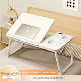 Bed Desk, Adjustable Computer Desk, Foldable Laptop, Bedside Table, Children's Dormitory, Bedroom, Study Desk For Lazy People
