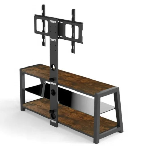 Tv Stands Three Layer Mdf and Tempered Glass Tv Mount for 32-65 Inch Tv for Living Room Furniture