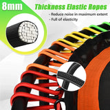 Zoshine 48-Inch Large Size Indoor Trampoline for Exercise Fitness Weight Loss Body Shaping Foldable Trampoline with Tension Rope