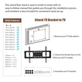 Tv Stands Three Layer Mdf and Tempered Glass Tv Mount for 32-65 Inch Tv for Living Room Furniture