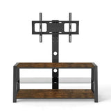 Tv Stands Three Layer Mdf and Tempered Glass Tv Mount for 32-65 Inch Tv for Living Room Furniture