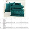 Premium 7-Piece King Bedding Set Durable Polyester Includes Mattress Topper Pillowcases Flat Sheet for Relaxation Simple