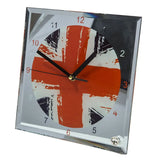 20pcs Sublimation Blank Mirror Edge Glass Photo Frame with Clock