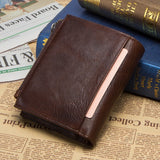 CONTACT'S 100% Genuine Leather RFID Men Wallet Zipper Large Capacity Coin Purse Male Mini Clutch Bag Card Holder Wallet