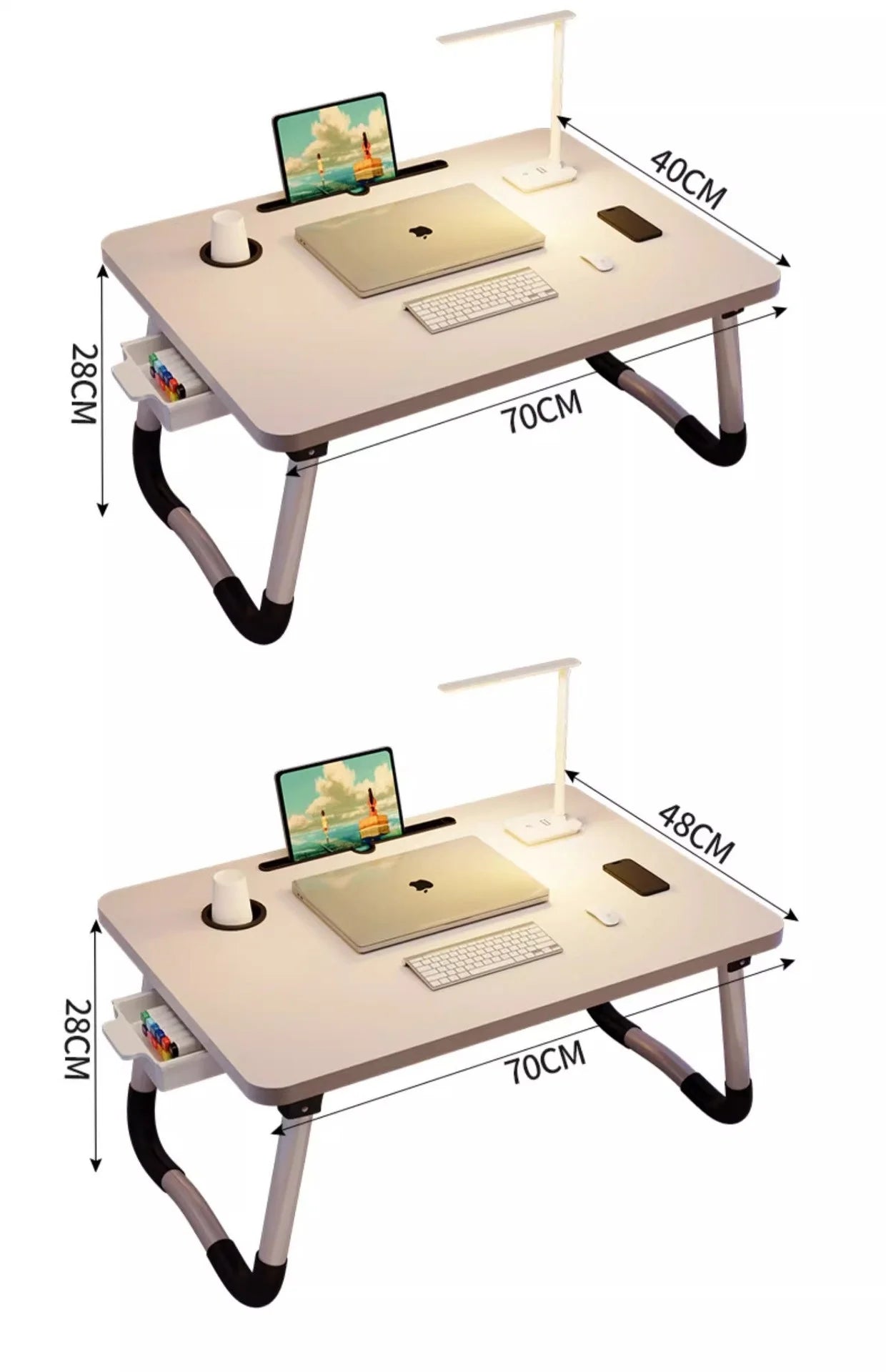 Computer Foldable Desk, Bed Small Table, Dormitory Student, Upper and Lower Bed Study Desk, Bede Stool, Notebook Stand