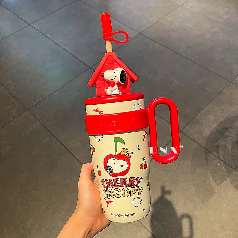 New Crayon Shin-chan Cute Cartoon Sakurada Nene Vacuum Cup Kawaii High-Capacity Water Cup Lovely Periphery Home Decor Gifts