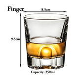 1PCS Whiskey Glass, Old Fashioned Rocks Glasses Tumblers, Glassware for Cocktail Scotch, Bourbon, Gin, Voldka, Brandy