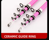 Trout Pesca Fishing Rod and Reel Combo 1.5m1.8m 2.1m 2.4m Carbon Fibe Lure Rods and 5.2:1 Spinning Wheel 7.2:1 Baitcasting Reels