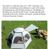 Camping pop up tents waterproof Portable Windproof tents for camping 4 person family tent with Skylight,Upgraded Large Size