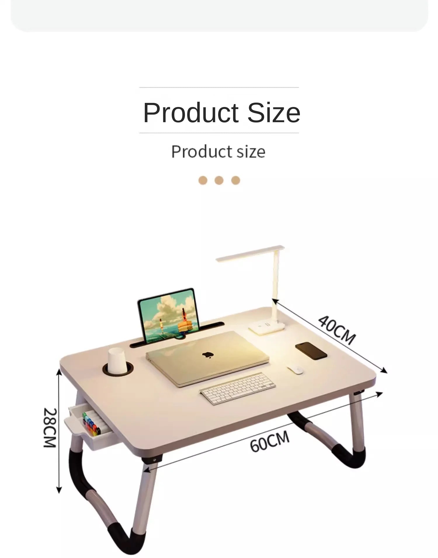 Computer Foldable Desk, Bed Small Table, Dormitory Student, Upper and Lower Bed Study Desk, Bede Stool, Notebook Stand