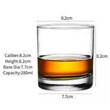Whiskey Glasses,Engraved Whiskey Glass,Old Fashioned Whiskey Glasses,Classical Scotch Glasses,Perfect Gift for Scotch Lovers