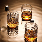 Whiskey Glasses,Engraved Whiskey Glass,Old Fashioned Whiskey Glasses,Classical Scotch Glasses,Perfect Gift for Scotch Lovers