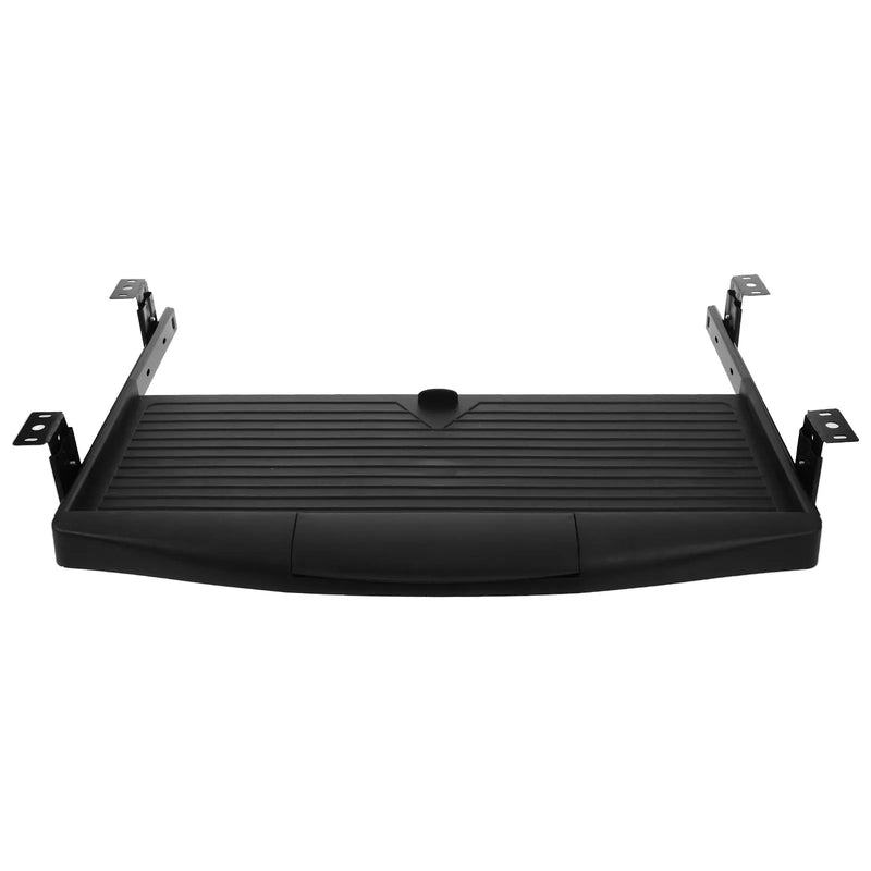 Slide Computer Keyboard Adjustable Stand Office Mouse Platform Tray Drawer with Pen Box Rotating Position under Desk Pull Out