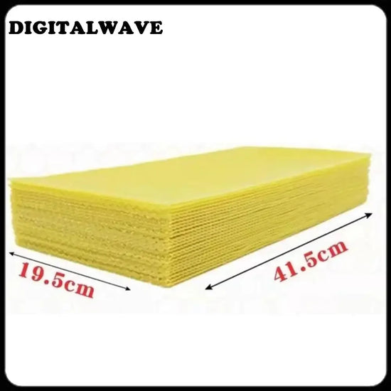 30pcs Bee Wax Foundations Beekeeping Bee Base Honeycomb Pieces Beeswax Foundation Bee Hive Wax Frames Honeycomb Sheet