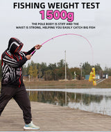 Trout Pesca Fishing Rod and Reel Combo 1.5m1.8m 2.1m 2.4m Carbon Fibe Lure Rods and 5.2:1 Spinning Wheel 7.2:1 Baitcasting Reels