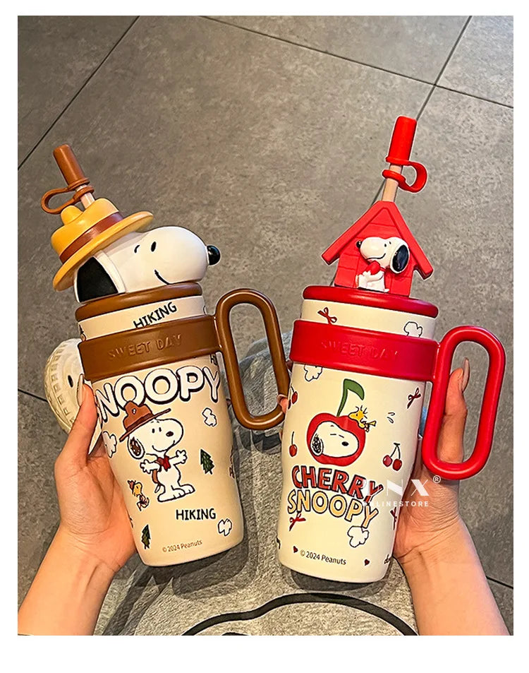 New Crayon Shin-chan Cute Cartoon Sakurada Nene Vacuum Cup Kawaii High-Capacity Water Cup Lovely Periphery Home Decor Gifts