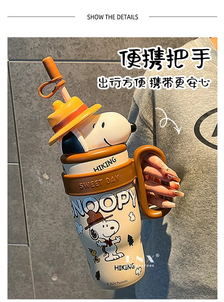 New Crayon Shin-chan Cute Cartoon Sakurada Nene Vacuum Cup Kawaii High-Capacity Water Cup Lovely Periphery Home Decor Gifts