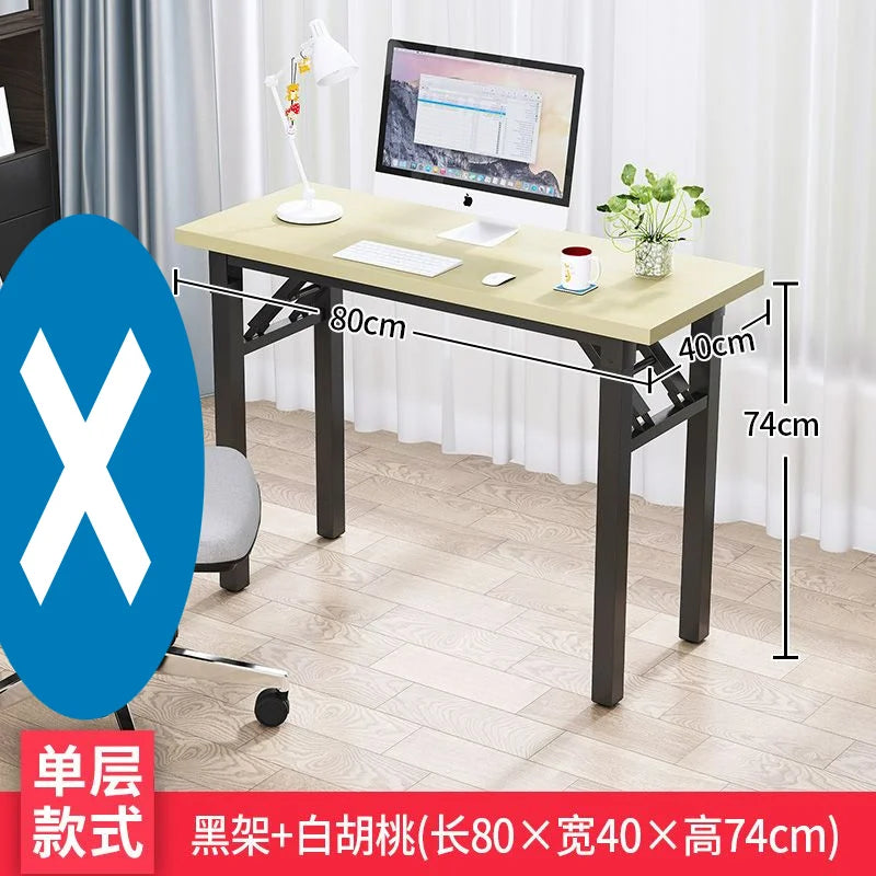 Home Bedroom Computer Desk Desktop Study Table Folding Desk Simple Office Writing Desk Economical Mesas Laptop Table Mesa Gamer
